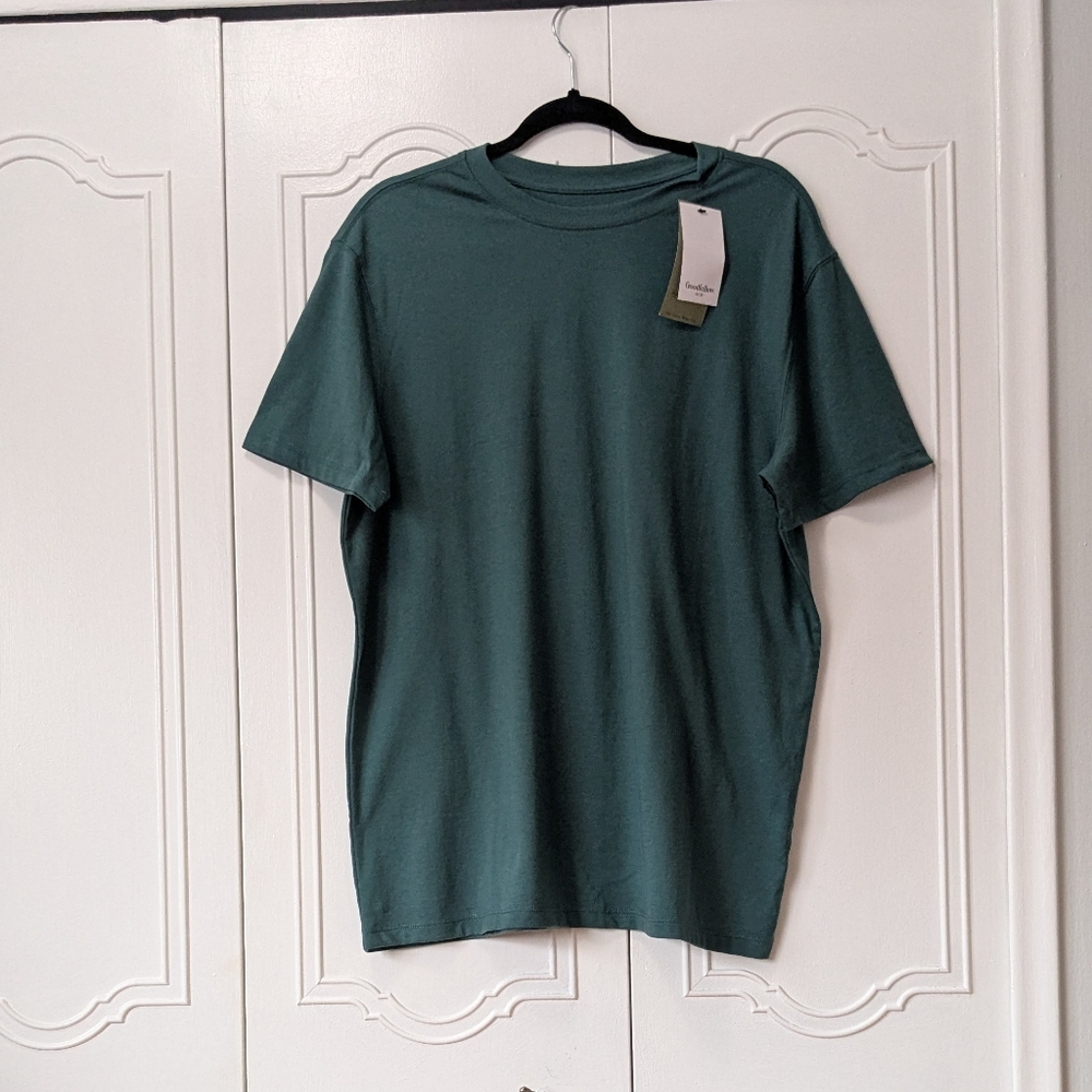 Goodfellow & Co Deep Teal Short Sleeve Shirt
